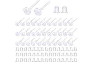 TOAOB 5mm Invisible Earring Blank Pins Studs: Perfect for Delicate Earrings!