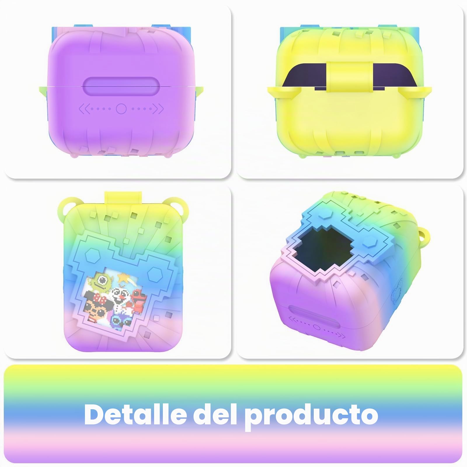Funda de silicona para Bitzee Disney Interactive Toy anticaídas, correa y durabilidad para tu juguete interactivo Bitzee Disney (colorido)