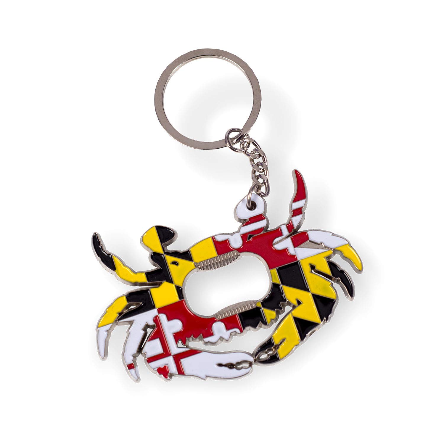 Maryland Crab 4" Bottle Opener Keychain