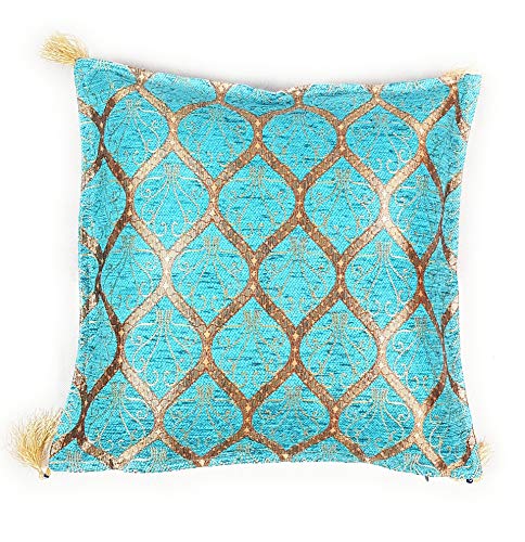 Agas Own 2 Housse de coussin orientale 60 x 60 cm - Plusieurs variantes (turquoise)