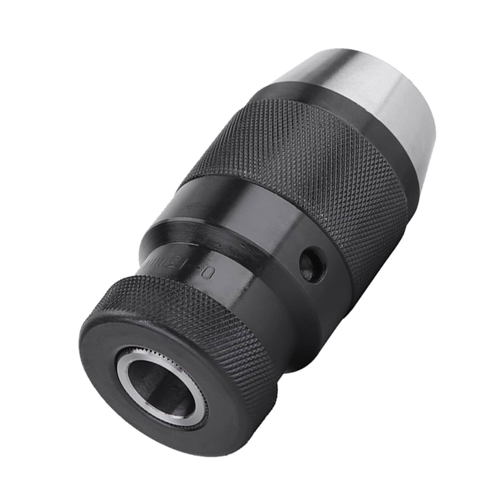 Mandrino Autoserrante B16 Senza Chiave in Acciaio da 1 Pezzo da 0 a 13 Mm 1/2 Pollici, Mandrino Autoserrante Extra Pesante Senza Chiave per Trapani da Tornio