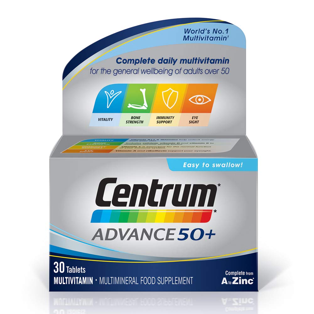 Centrum Advance 50+ Multivitamin & Mineral Tablets, 24 essential