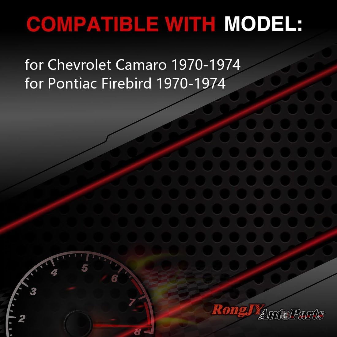 Rear Left Rear Right Parking Brake Cable for Chevrolet Camaro 4.1L 1970-1974, for Camaro 5.0L 1970-1973, for Camaro 5.7L 1970-1974 Replace C852, C912182