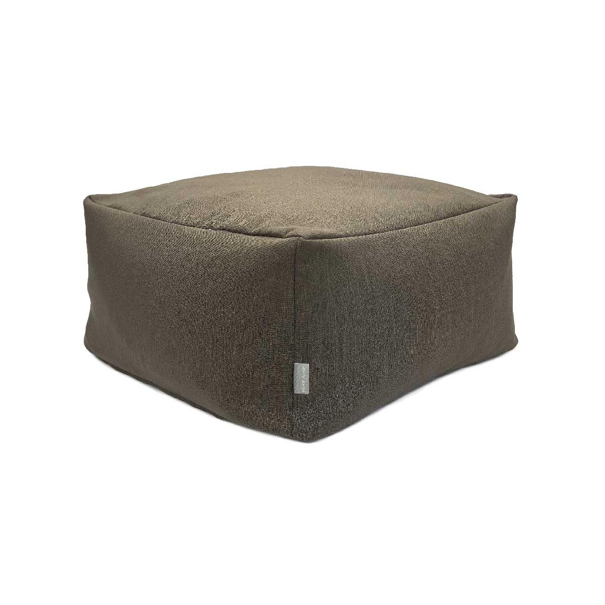 NAF NAF Puff salón Cuadrado desenfundable Mink marrón