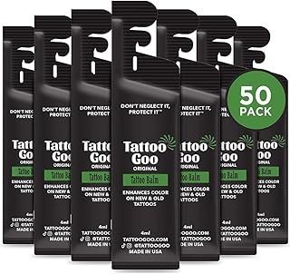 Tattoo Goo Original Aftercare Balm, Bulk Individually Packaged Natural T...