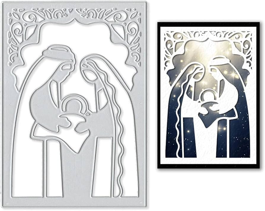 Matrice De Découpe En Métal Avec Inscription « Pray Blessings