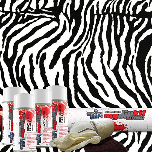 Large Zebra Hydrographics Kit MyDipKit - My Dip Kit - AP-00-11 - Water Transfer Printing (Entry Level Kit)