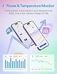 meross Smart Temperature Controller with Heating Cooling Power Plug, 3600W 15A Works with Apple Home, Alexa, Google Assistant, Digital Thermostat Socket for Heater Reptiles Greenhouse Aquatium
