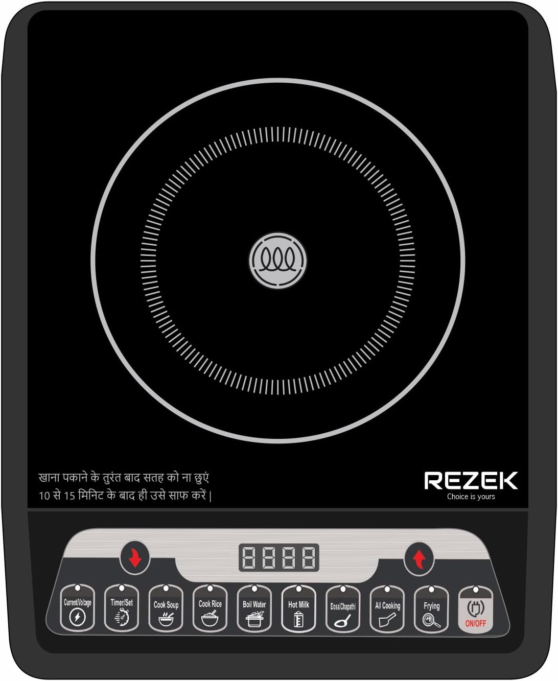 Pigeon by Stovekraft Copper Coil Rapido Cute Induction Cooktop (Black