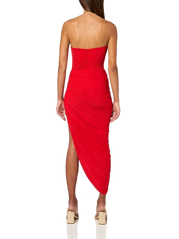 Ronny Kobo Women's Halter Cerva Mini Dress, Fiery Red, Small by Ronny Kobo - Used condition - Image 2