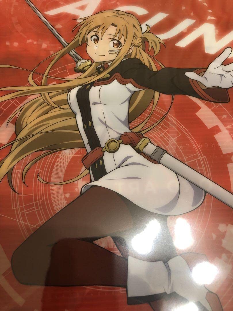 Amazon.co.jp: ソードアートオンライン SAO アスナ A4 クリア