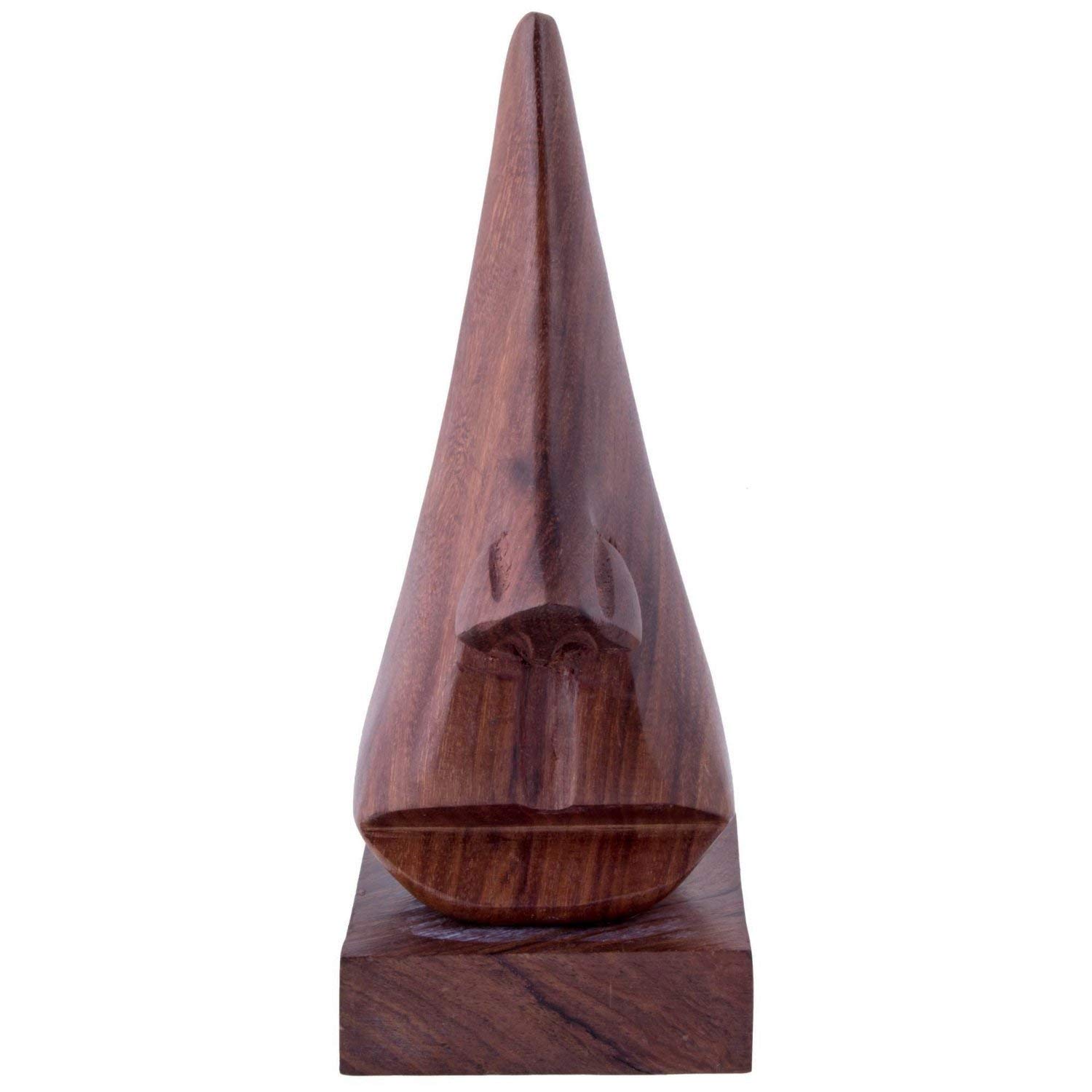 Craftland Handmade Wooden Nose Shaped Spectacle Specs Eyeglass Holder Stand