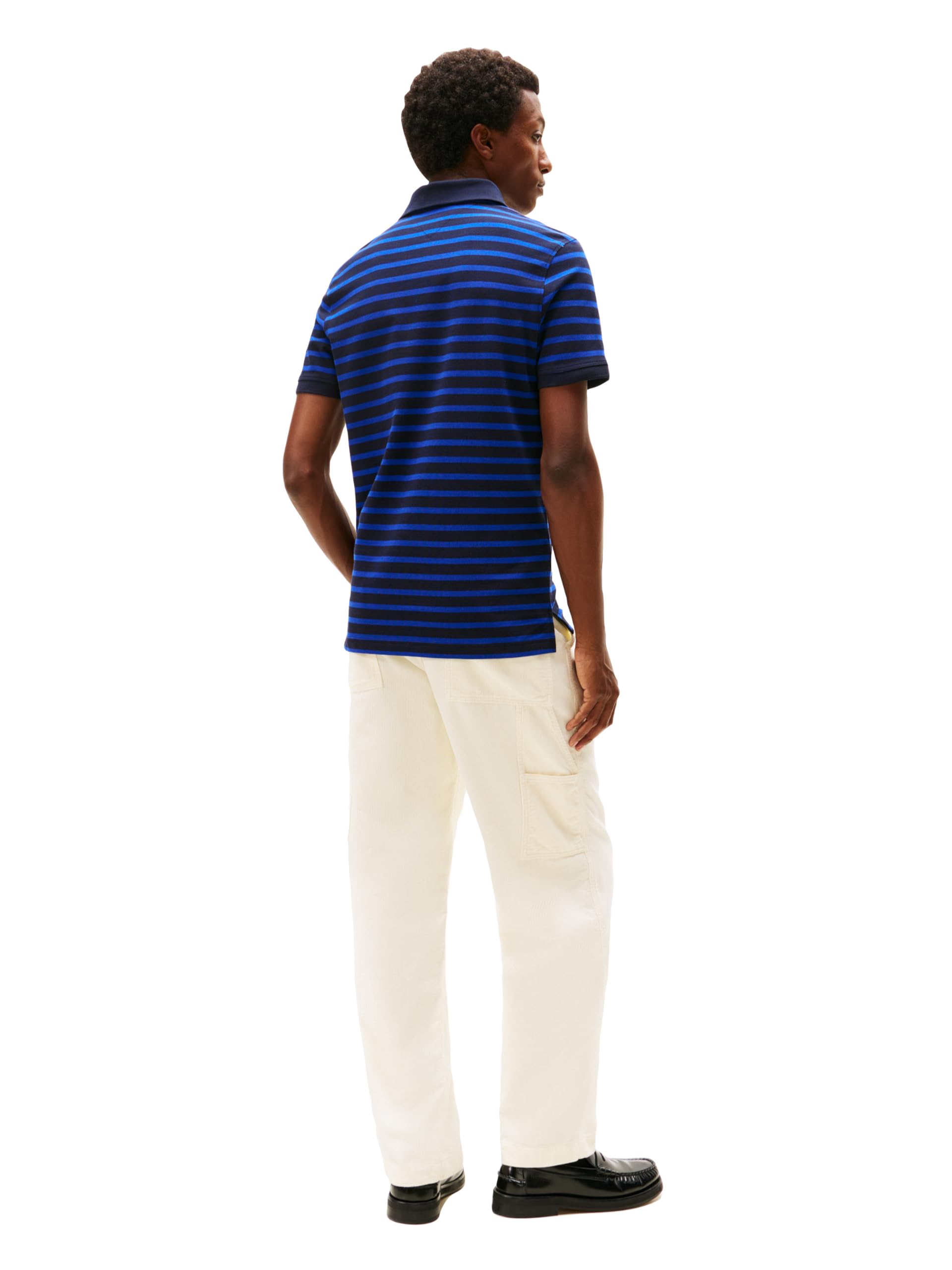 Tommy Hilfiger Krótkie rękawy koszulki polo w regularnym kroju z rozciągliwą i organiczną pique bawełna polo z krótkim rękawem w regularnym kroju, ze stretchem i organiczną bawełną pique dla mężczyzn
