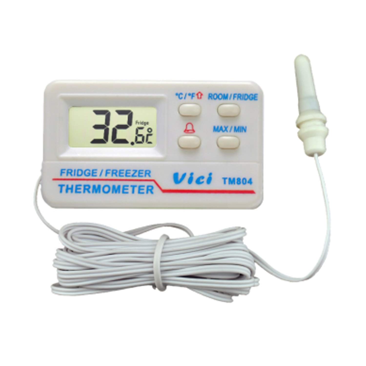 Termometro TM804 Termometro Frigorifero/congelatore LCD Termometro Digitale con sensore di Allarme da -50 a 70 ° C