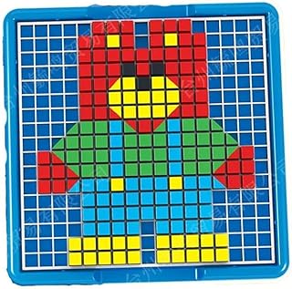 Next Store 585 Pieces Colorful Mosaic Blocks Toy for Kids, Interactive Building Board to Develop Creativity, Fun Educational Puzzle, Perfect Gift for Boys and Girls, Creative Building Toy