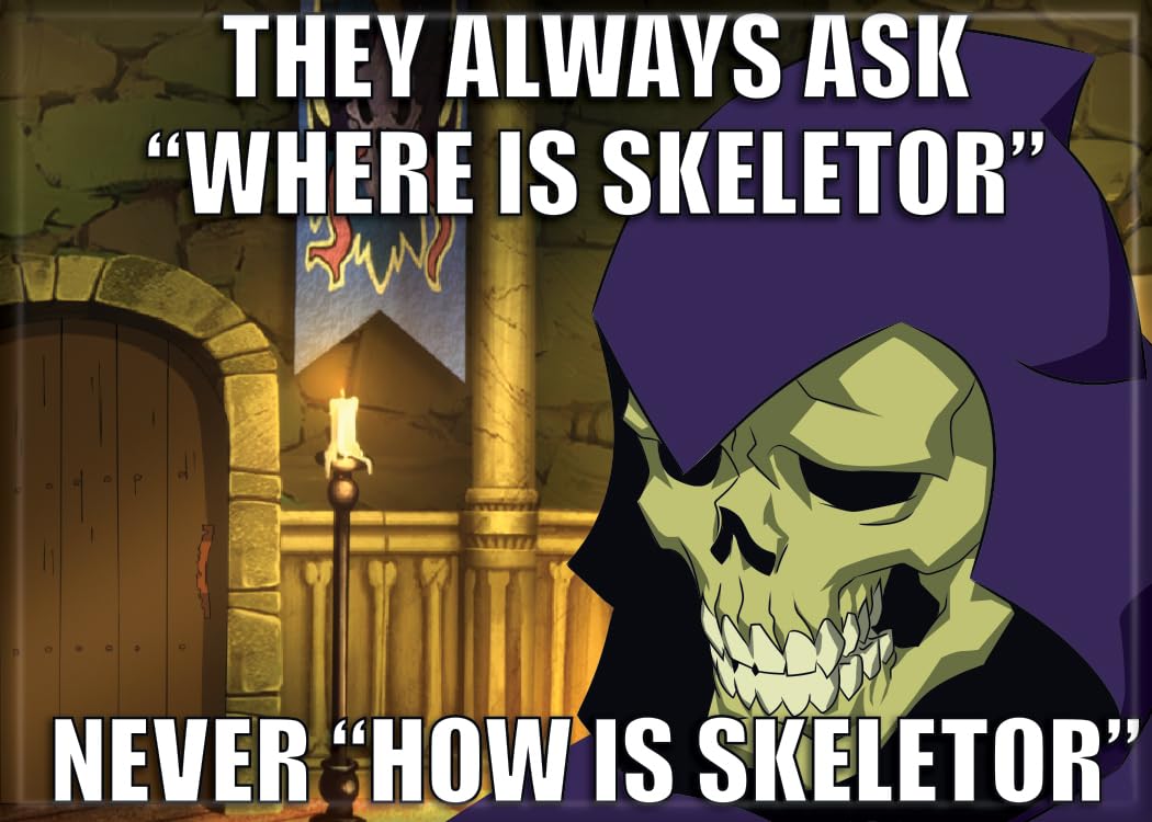 Masters of The Universe Revelation aimant Skeletor figurine magnet