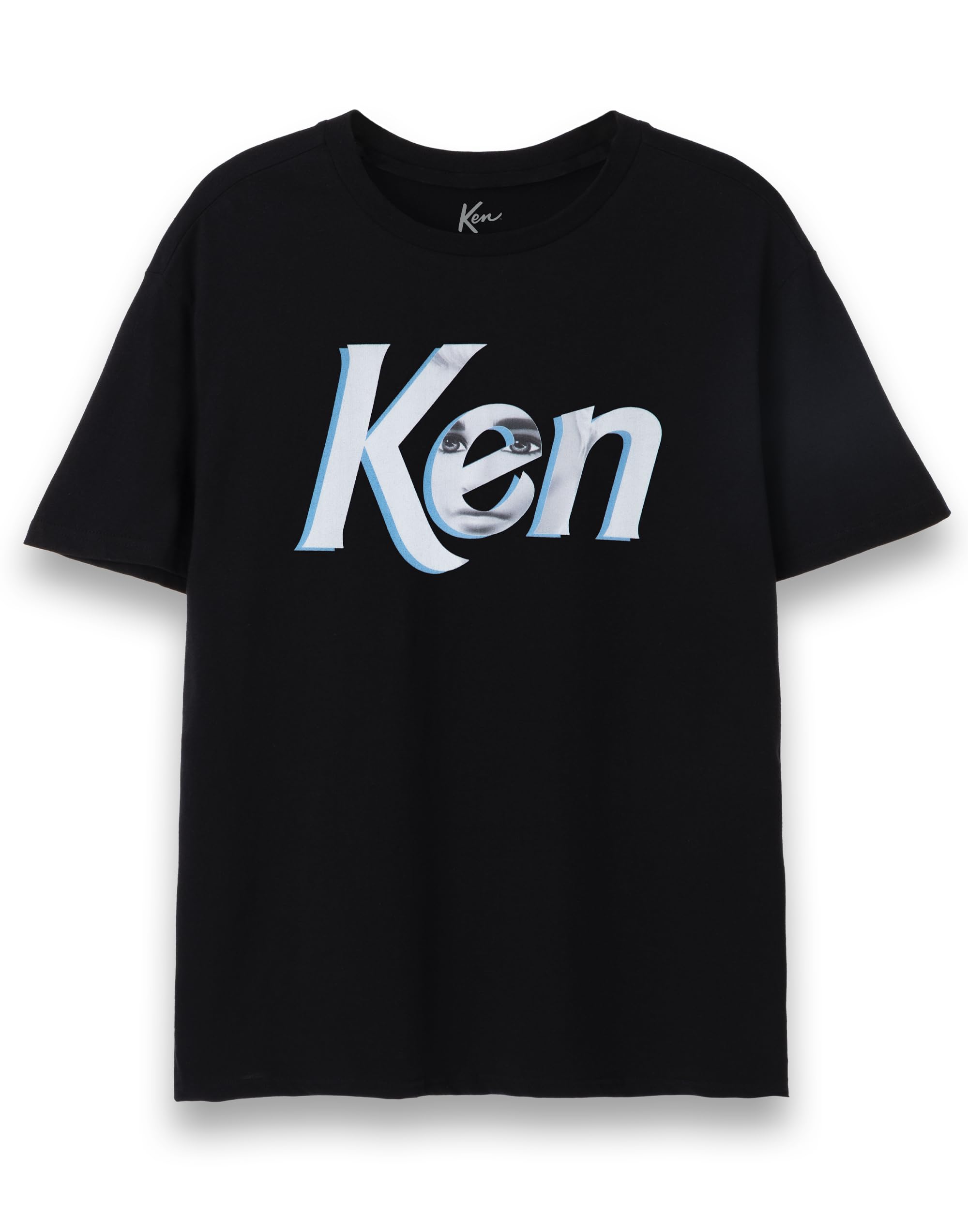 Barbie (Large) Short Sleeved T-Shirt (Mens ) Black
