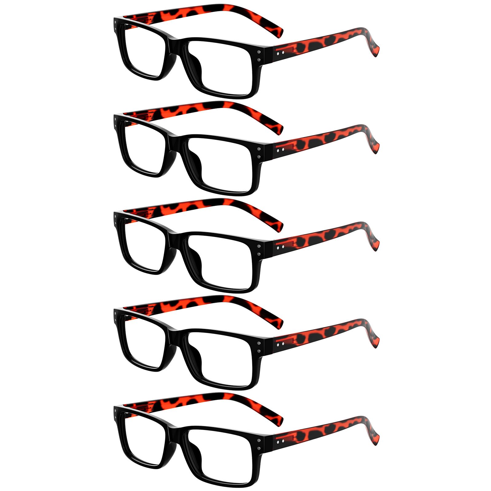 Eyekepper Men's Av2021-eyekepper-1ae1000a Mens Vintage Reading Glasses-5 Pack Include Reading Sunglasses for Men Outdoor Reading,Reader Eyeglasses Women