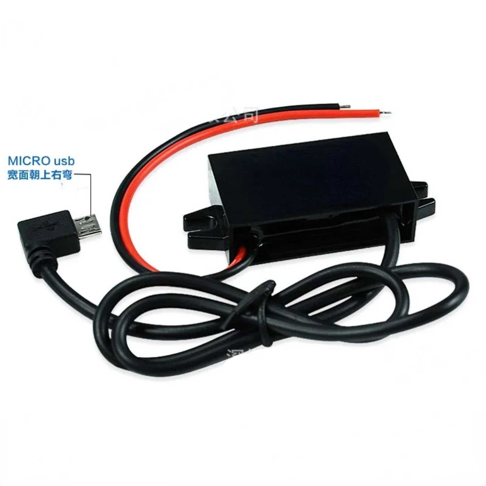 12V 24V 36V 48V 60V 72V Buck na 5V 3A USB DC, adapter ładowarki do telefonu samochodowego i motocyklowego 11V-90V (kolor: Pojedyncza kobieta, rozmiar: 11V-90V na 5V 3A)