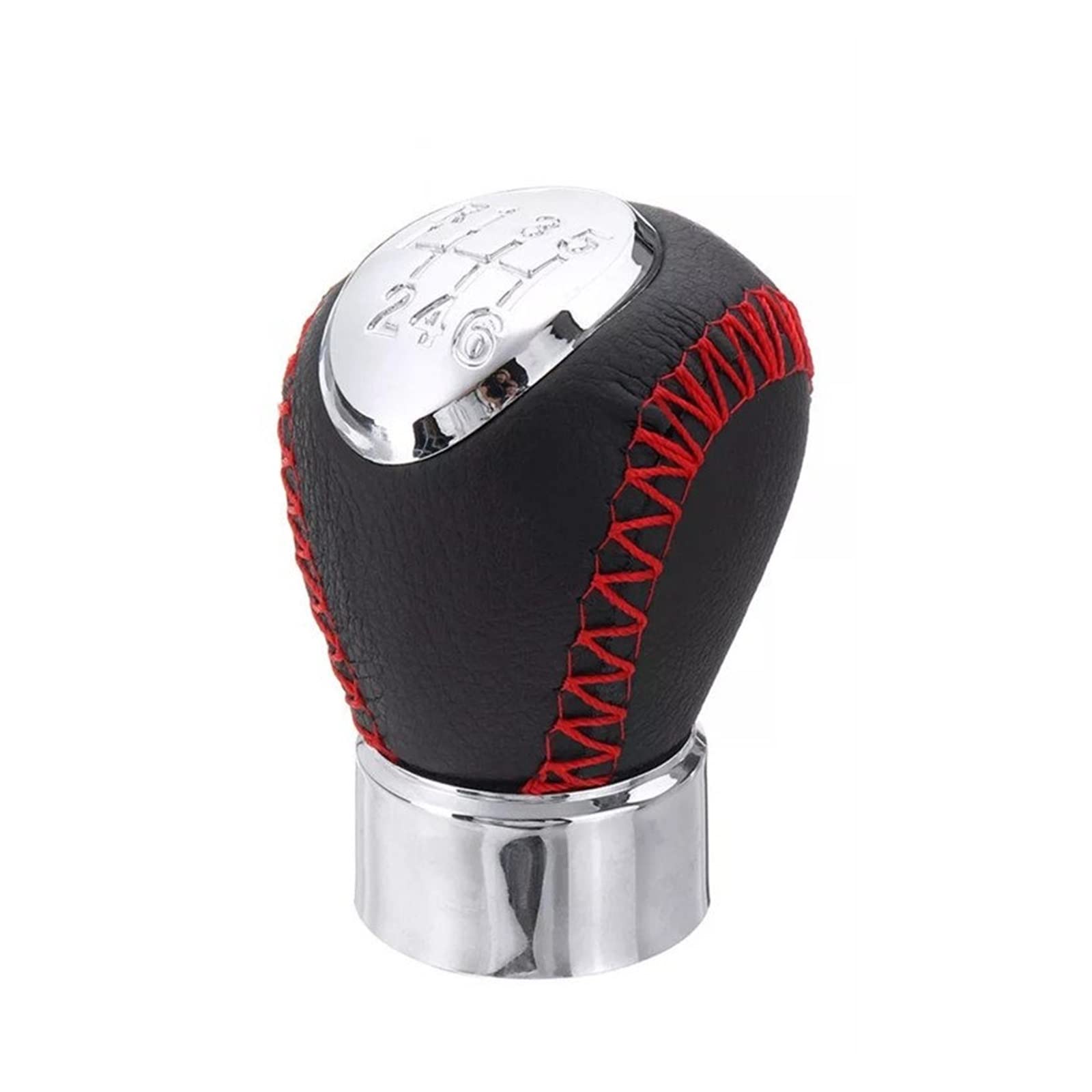 5/6 For Speed MT Gear Shift Knob For MAZDA 3 BK 5 CR For MPV PREMACY CP 323/323F BJ 626 GF/GW For XEDOS 6 RX8 Gear Shifter Stick Pen Car Shift Knob(Red Stitch 6-Speed)
