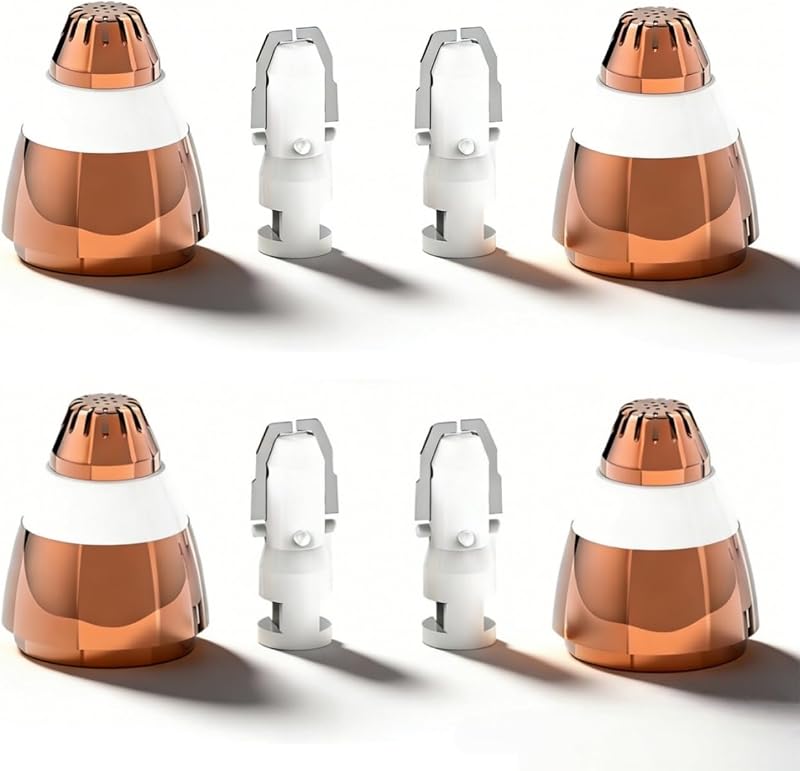 Cabeças de reposição para removedor de pelos da sobrancelha SHENGYIYISHENG, Rose Gold, pacote com 4