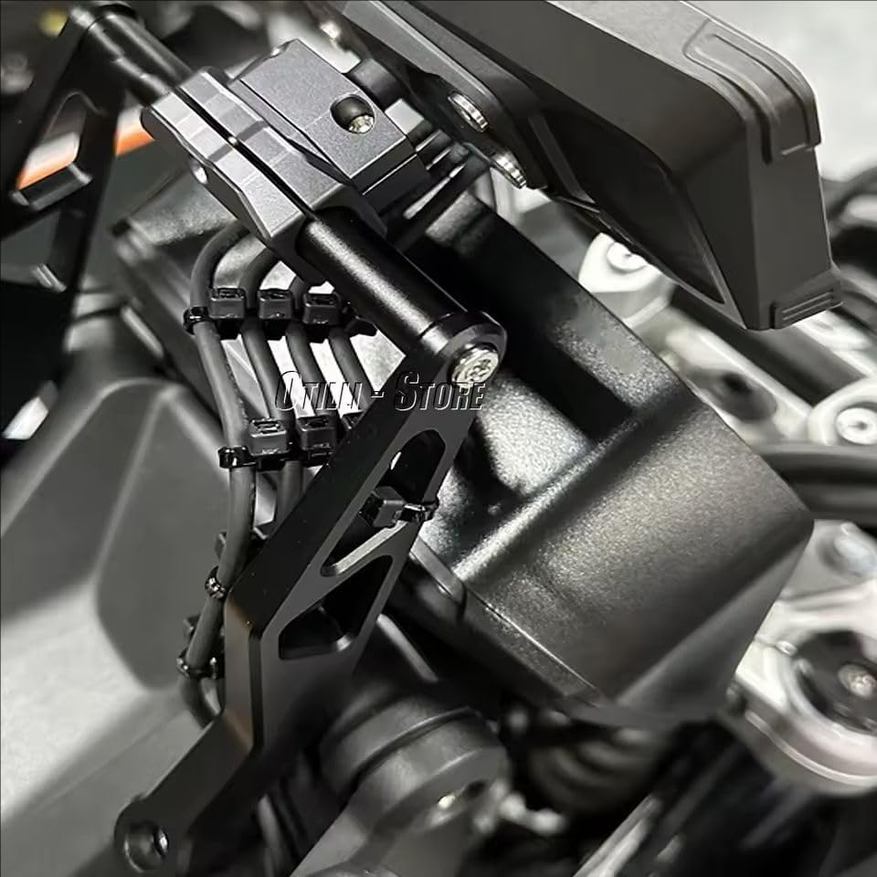 Wireless Charging Phone Holder R1300GS 2023 2024 2025 Motorcycle GPS Navigation Bracket Kit Fits for BMW R 1300 GS Adventure R 1300 GS ADV (Black)