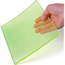 2 Pcs PU Polyurethane Sheet 200x200mm 1-3mm Thick Flexible Wear Resistant Plastic Panel for DIY Pads Craft Projects Machinery Surface Protection,200mm*200mm*3mm