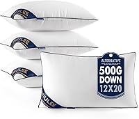 Vista 10 de MIULEE - Cojín para funda de almohada de 12x20 pulgadas, cojín de plumas de alta calidad, rectangular, decorativo, para rellenar fundas de almohada