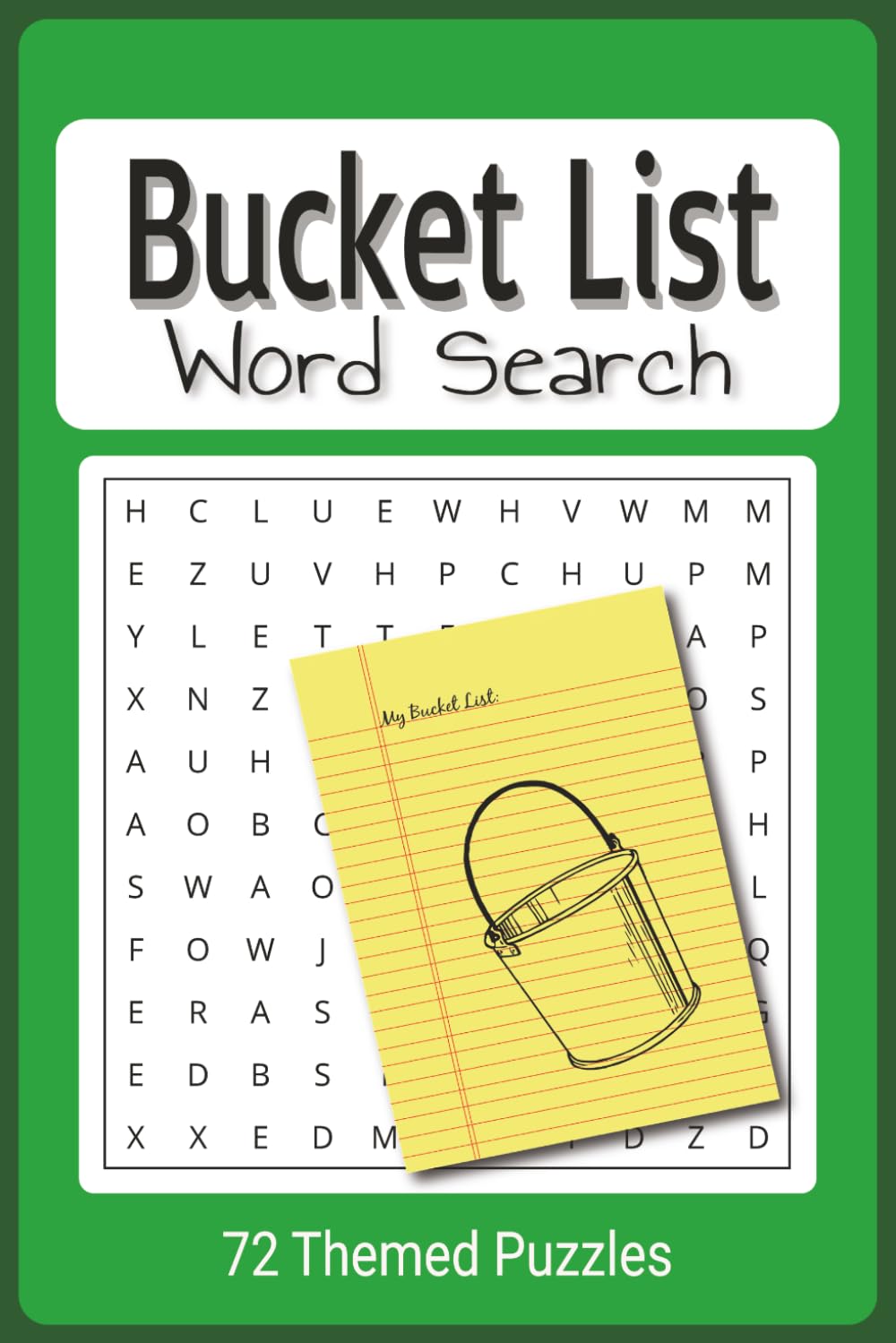 Bucket List Word Search Puzzle Book: Word find book about bucket list ideas, easy to read travel size
