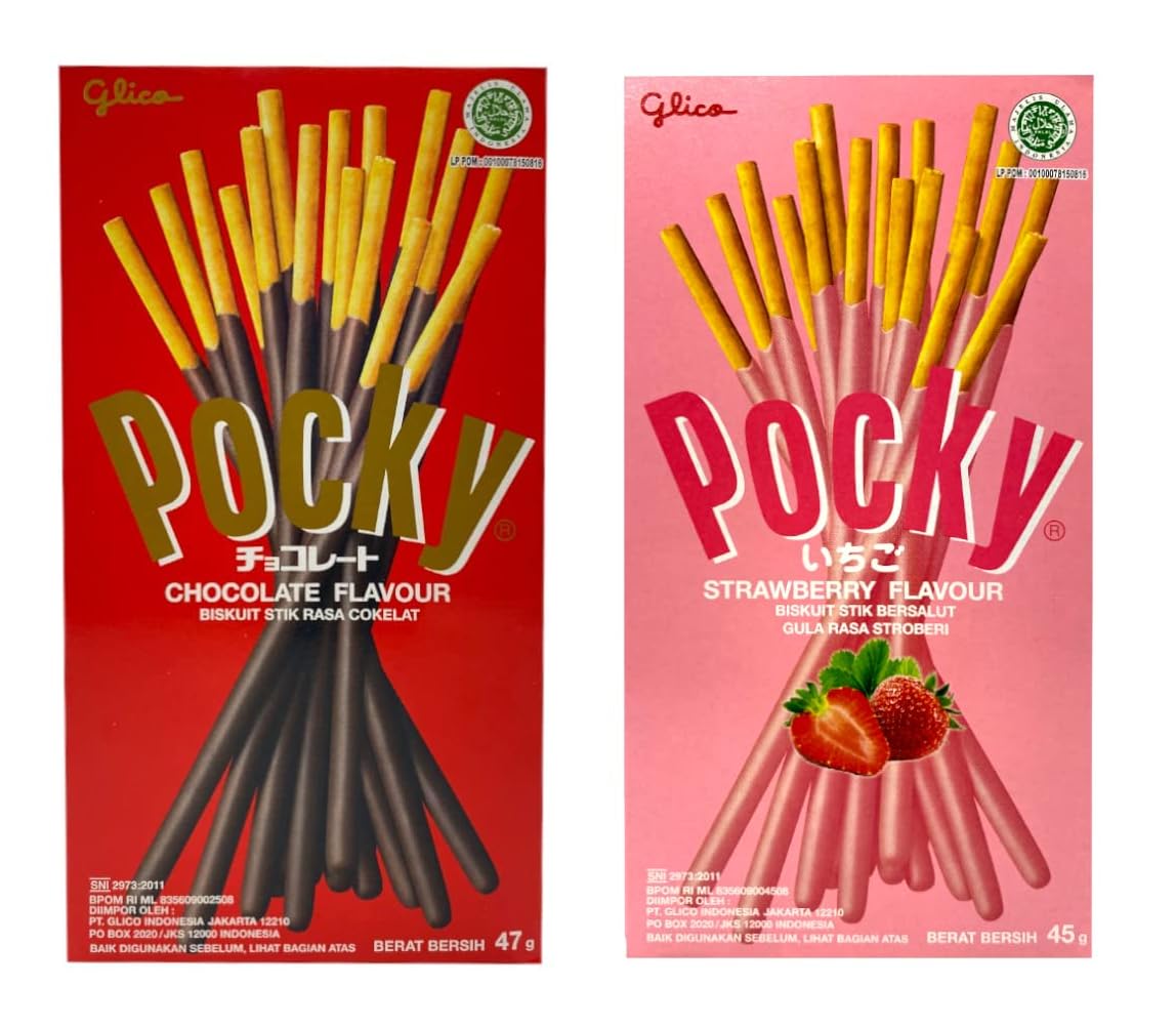 See full amazon price history chart for Pocky Chocolate Cream Covered Biscuit Stick (47g) And Pocky Strawberry Cream Covered Biscuit Stick (45g) Pocky Chocolate Cream Covered Biscuit Stick (47g) And Pocky Strawberry Cream Covered Biscuit Stick (45g) (B0D1N9YW2Q) Amazon Price History, Amazon Price Tracker