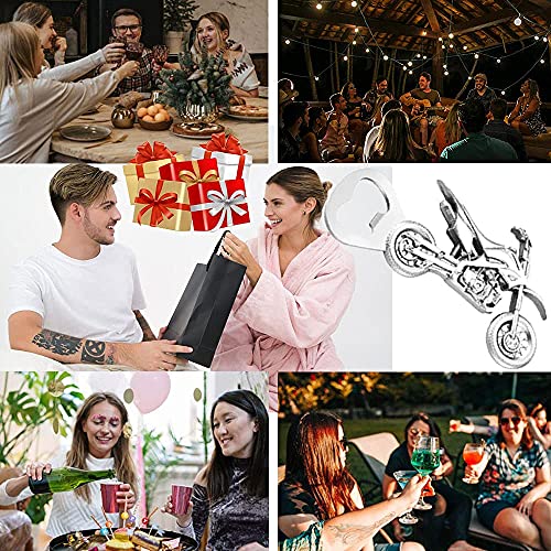 BESSIKON Flesopener voor motorfiets, vintage, brons, bier, flesopener, sleutelhanger, flesopener, zinklegering, flesopener, voor bar, feest, keukenhulp, zandstrand, kurkentrekker, cadeau - Image 7