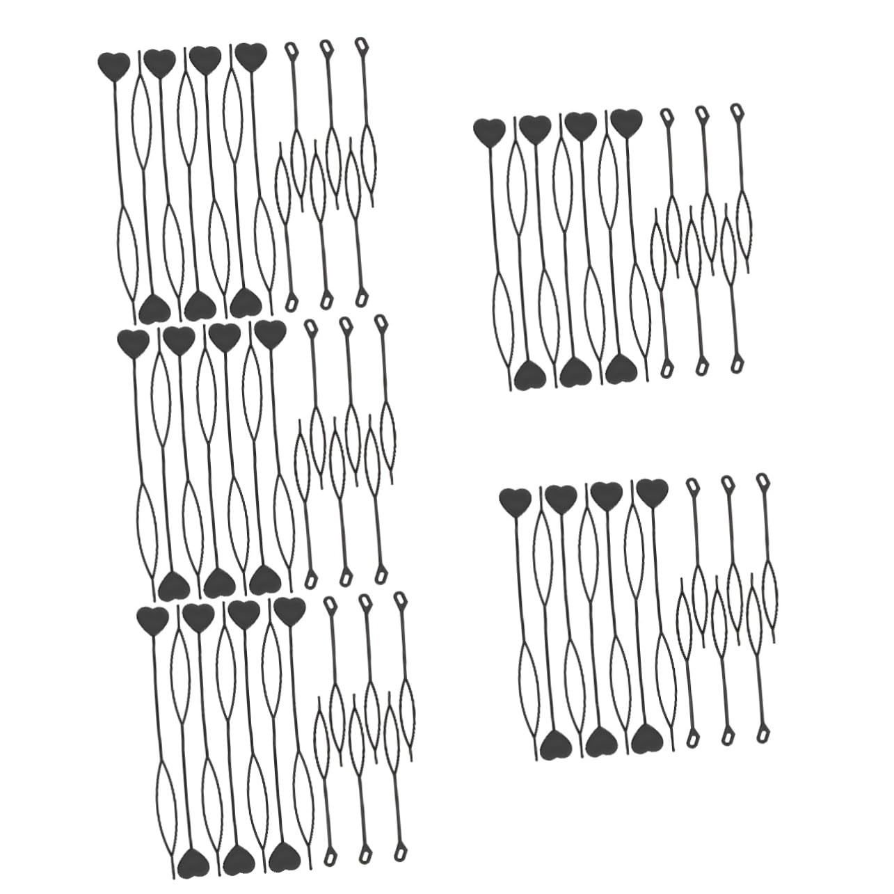 Didiseaon 200pezzi Per Intrecciare Accessori Per e Chignon Utensili Per Acconciature Pratici Diverse