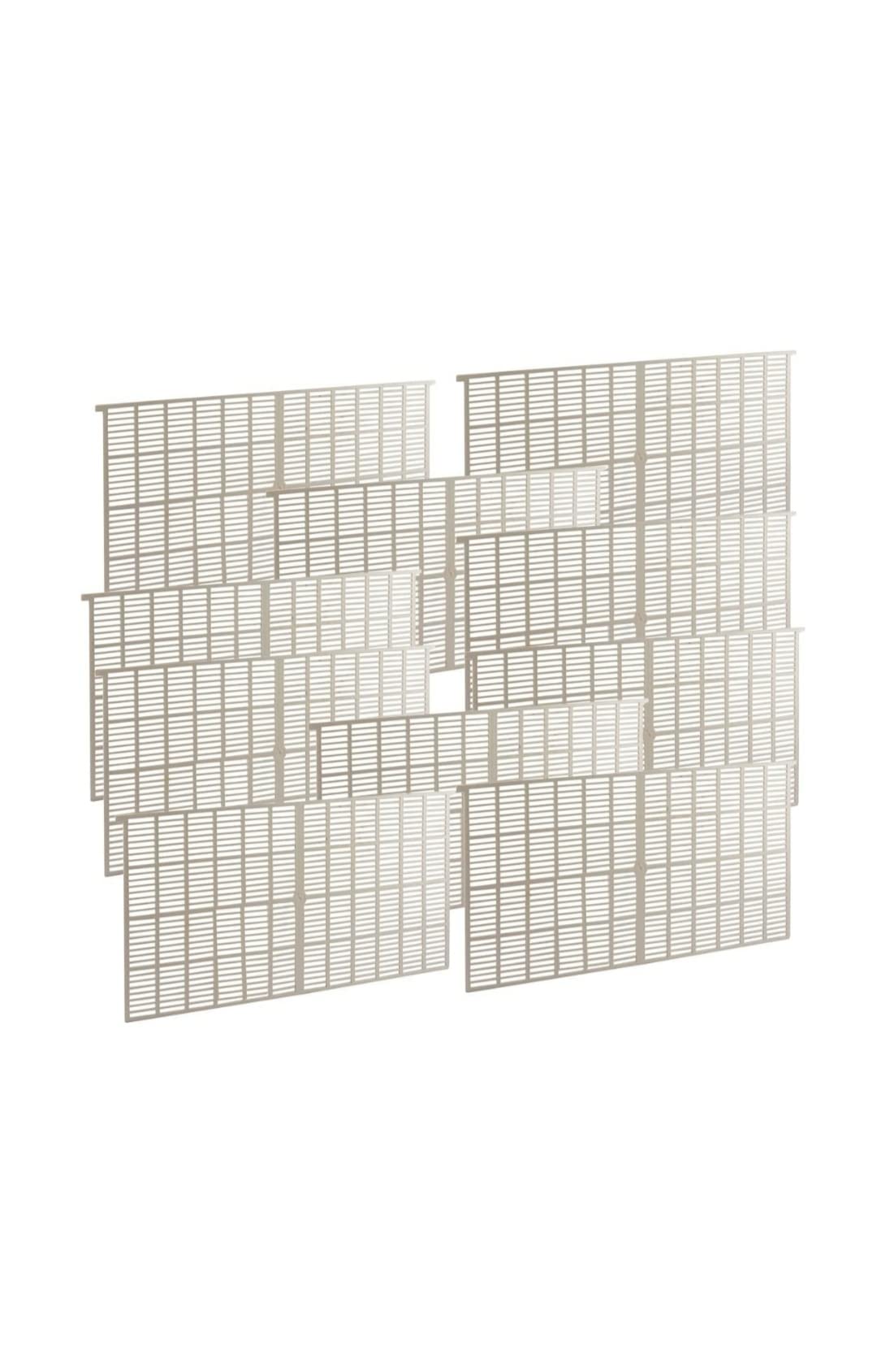 ADSANS Frame Queen Excluder for Brood Chamber (White)- Pack of 10 Pieces