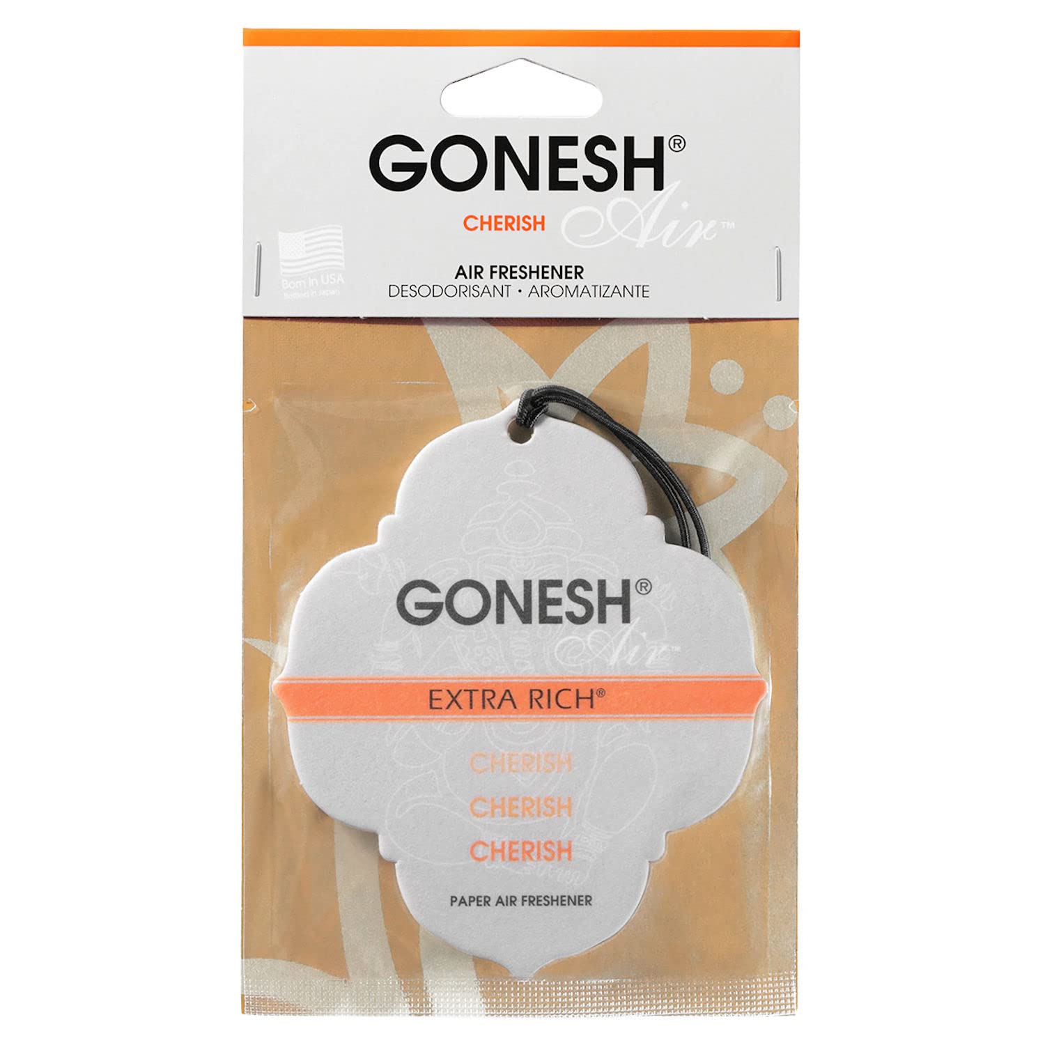 GONESH(ガーネッシュ)ペーパーエアフレッシュナー(吊り下げ型芳香剤)チェリッシュ