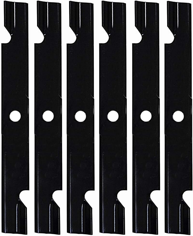 Stens 6 Notched Hi-Lift Blades 60" Exmark Lazer Z Ultra Cut Mower 103-6403-S
