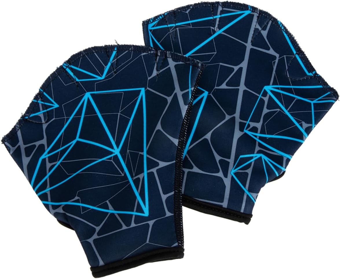 1 Pair Unisex Swimming Gloves Water Resistant Training Paddles for Adults for Pool Fitness Diving and Aquatic Workouts Enhance Upper Body Strength and Muscle Toning