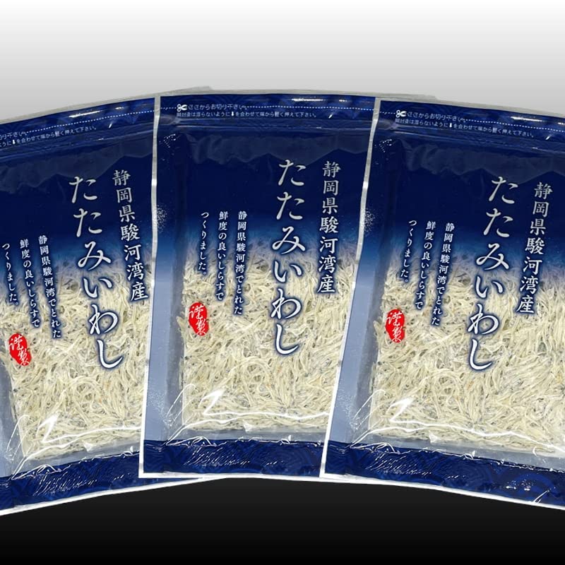 たたみいわし 10袋入×3 Amazon | たたみいわし 3枚入り 1枚サイズ 幅10cm 奥行14cm 静岡