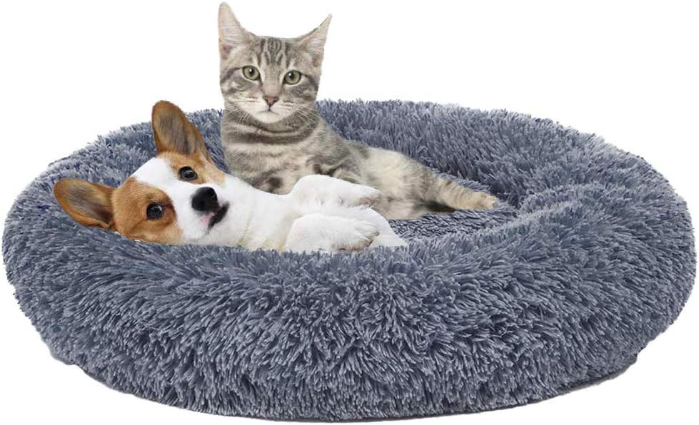 Beheiztes Katzenbett Donut-Form - Wärmekissen Für Kalte Tage, Waschbar