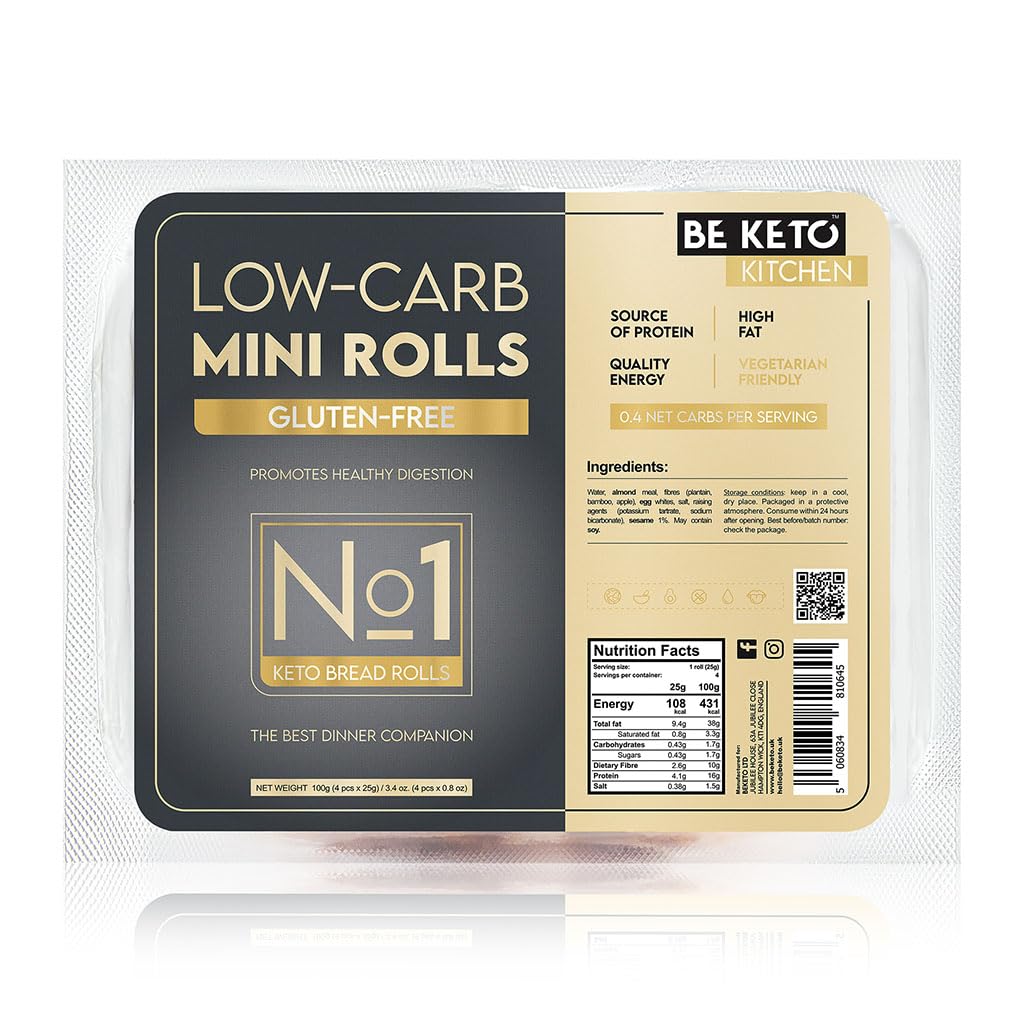 BeKeto Mini-Rollen Glutenfrei 100 g