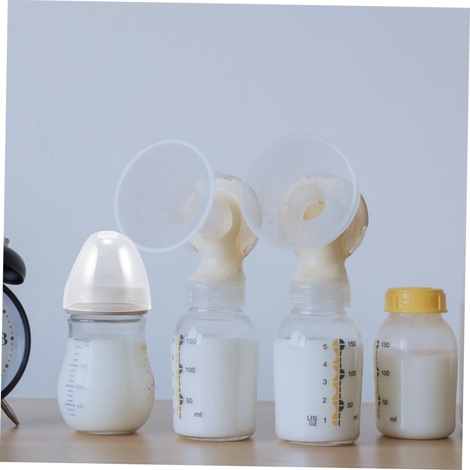 OFFSCH Feeding Bottles Lids 3pcs Baby Bottle Caps Protective Leak-proof Design