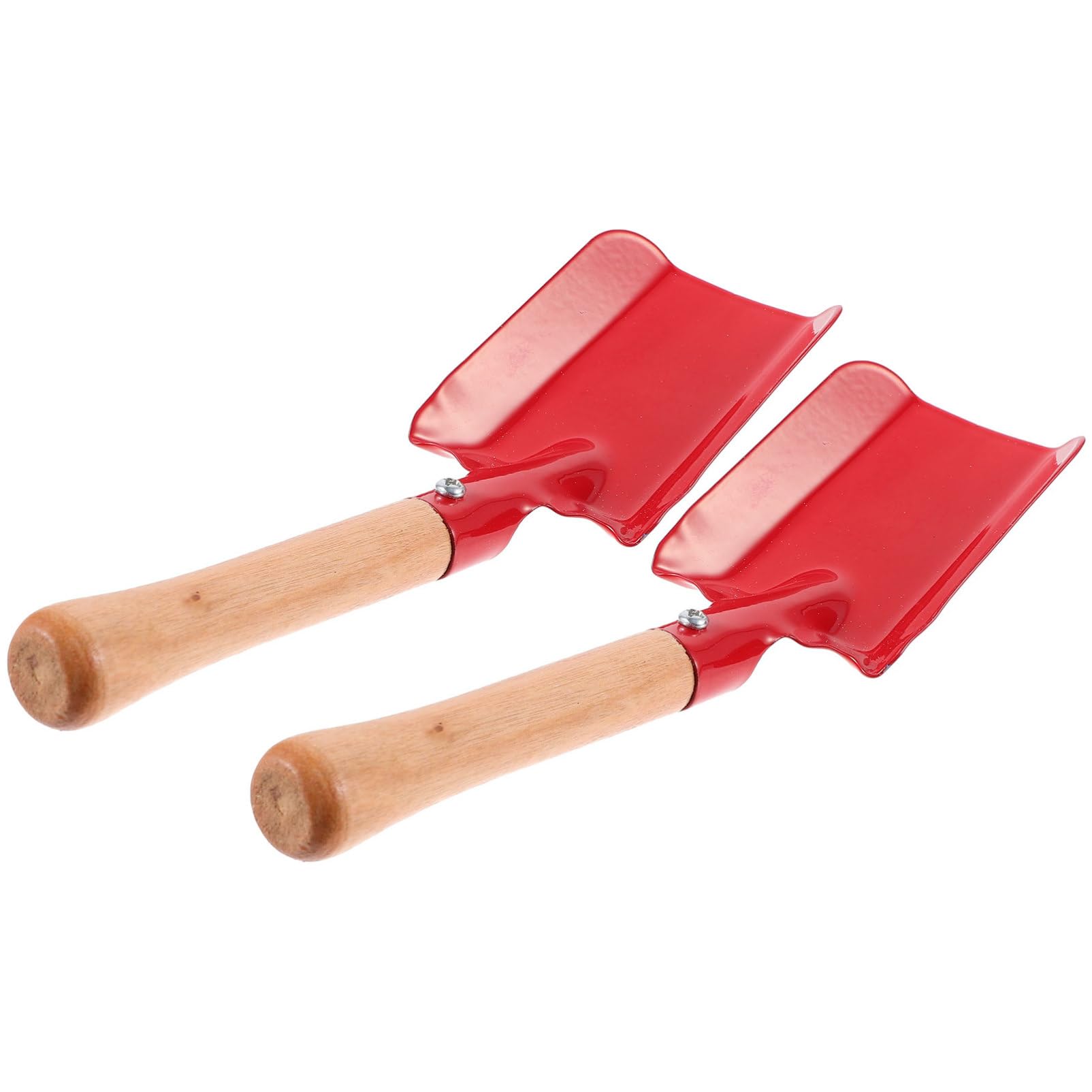 ibasenice Pala De Trasplante De Hierro para Jardinería Herramienta De Mano para Y Aflojar Tierra para Plantar Flores Y Plantas Jardín Patio Y Huertos 2 Piezas X 5
