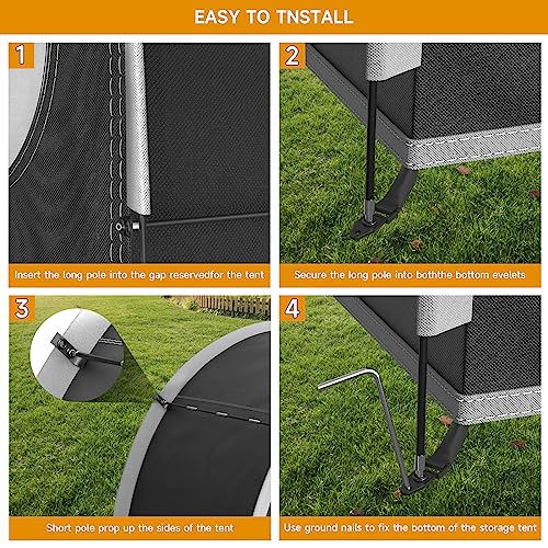 Raoot Outdoor Bike Covers Storage Shed Tent thumb #6