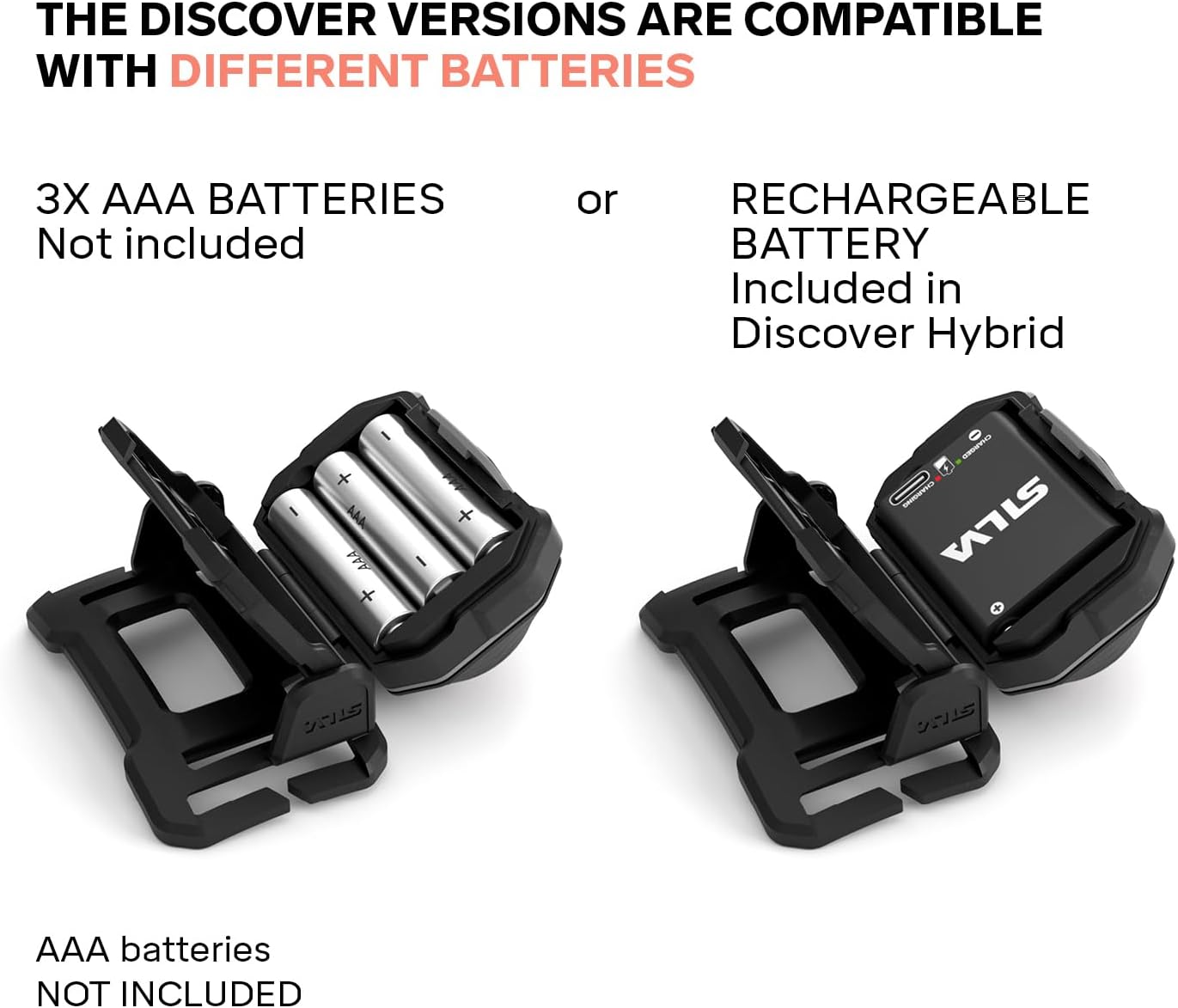 Battery installation for Silva Discover Head Torch