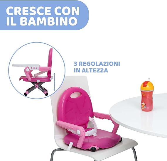 Chicco Pocket Snack 5079340170000 Booster Seat Pink