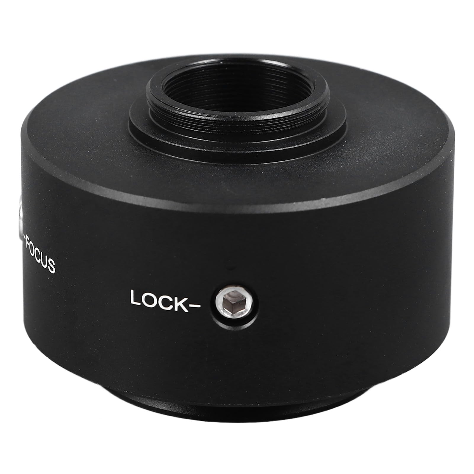 Wakects Adapter do Mocowania Mikroskopu C Metalowy Adapter do Kamery Mikroskopowej 0,5X Serii AX CX BX MX CX2 BX2 SZX Pasuje Czujników 1 1,8 2 2,5 Cala Obrazowania Laboratoryjnego