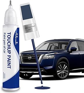 Deep Blue Pearl(RAY) Touch Up Paint for Nissan-Exact Match–Chips and Nicks Car Paint Scratch Repair Kit Automotive Paint Pen for 370Z/Altima/Armada/Cube/Frontier/GT-R/Juke/Leaf/Maxima/Murano/NV/Rogue