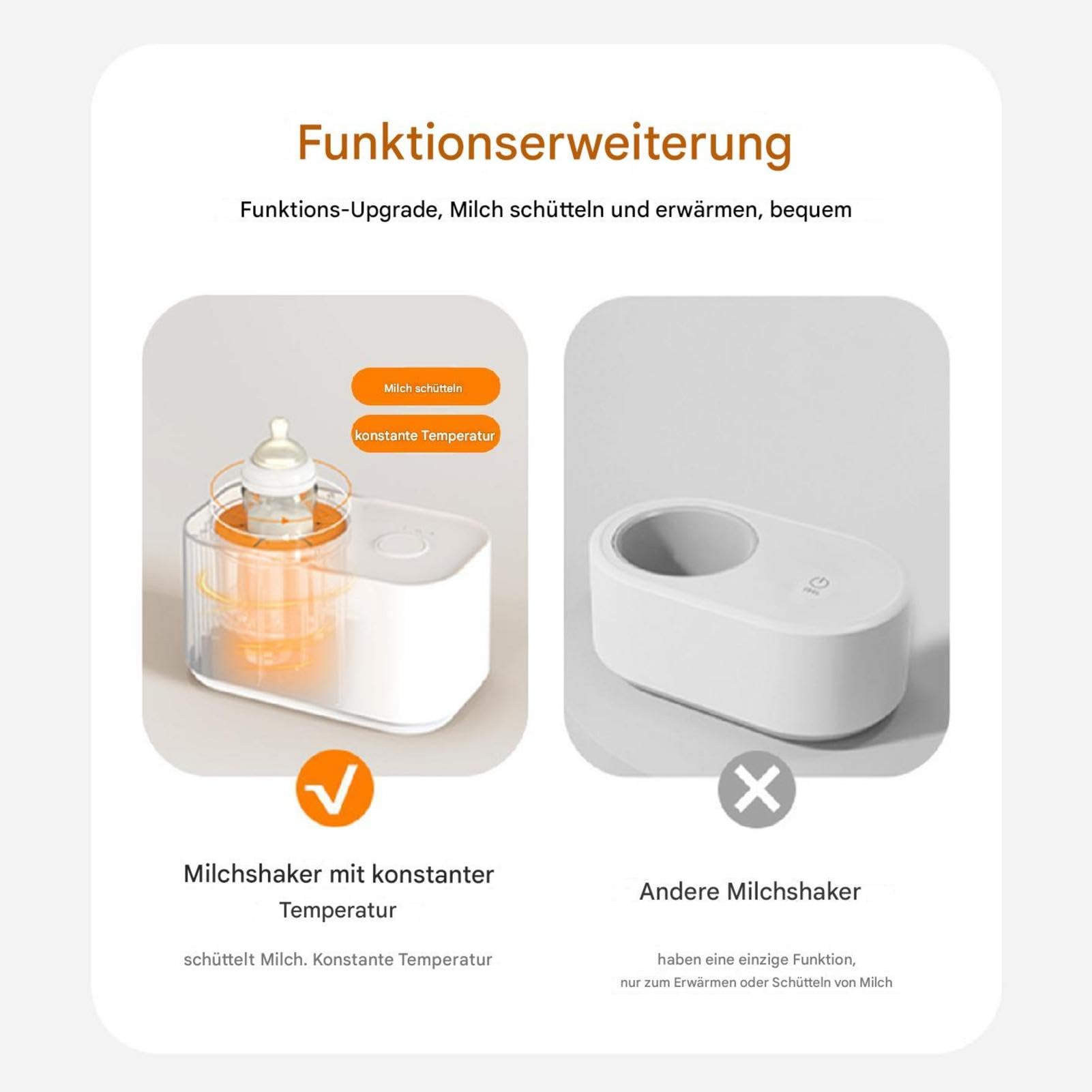 Scolapasta per il latte per bambini frullatore formule temperatura costante 2 in 1 macchina portatile ricarica USB