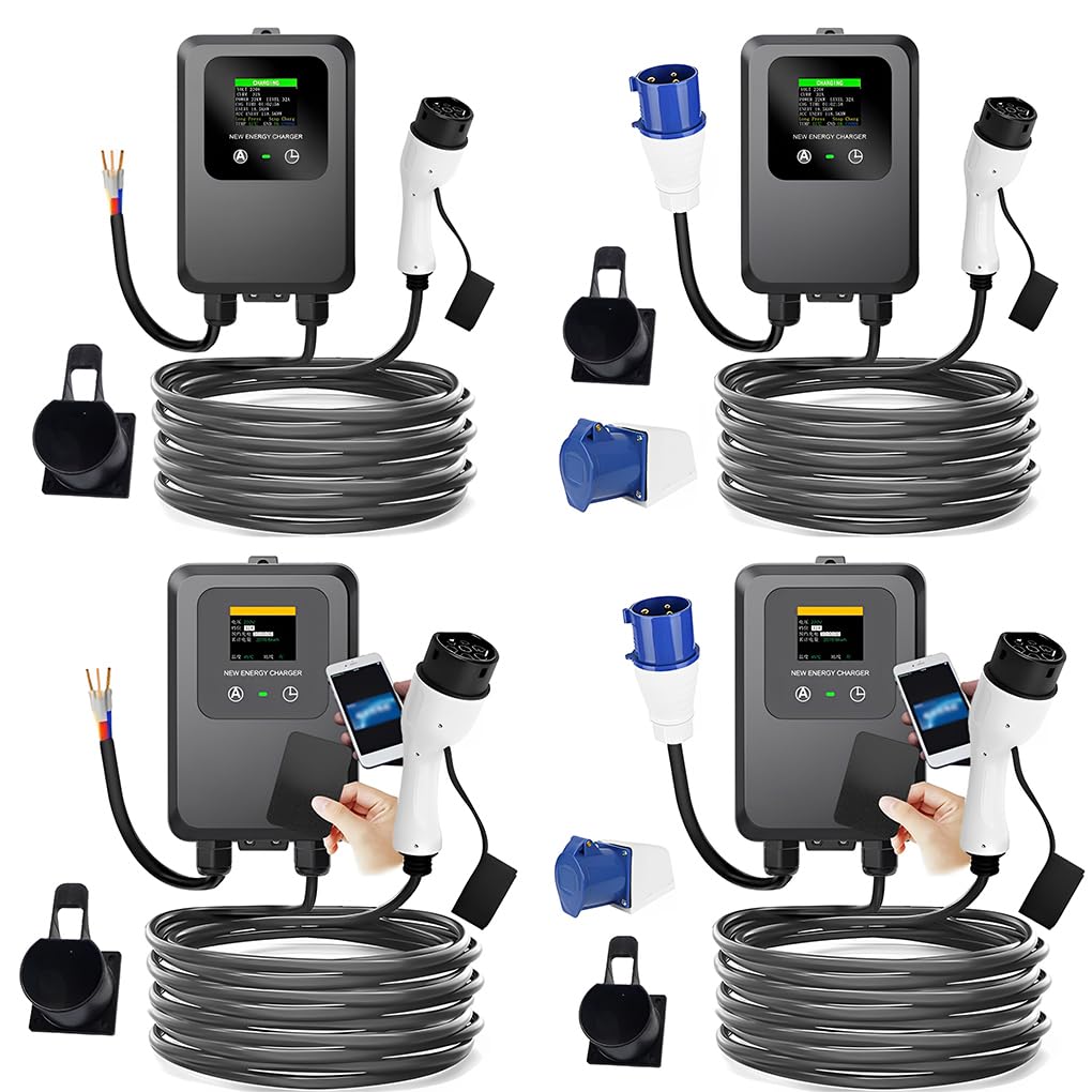 BEALIFE Ricarica Facile e Veloce per Veicoli elettrici con Cavo da 10 m, 7, D | A. Offre un'innovativa scheda N-FC. Stazione di ricarica per veicoli elettrici resistente con cavo da 10 m.