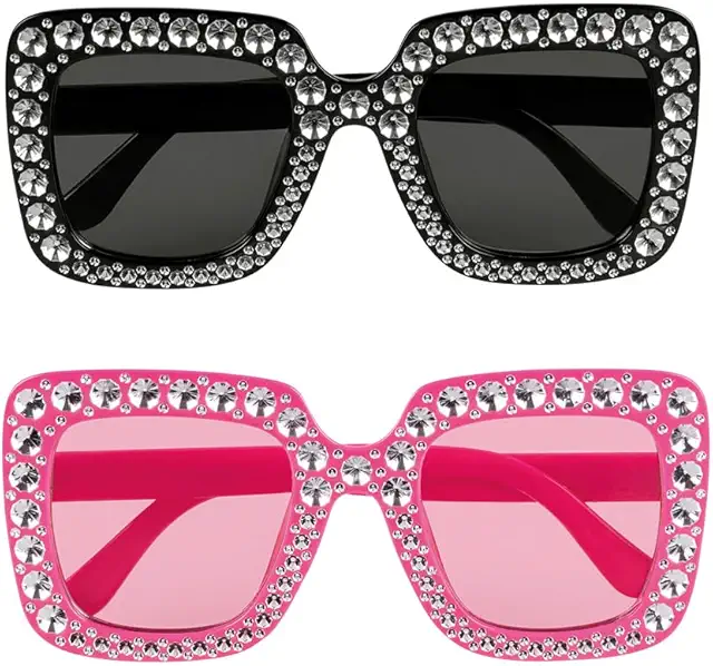 Ensemble de 2 lunettes de fête Boland - Accessoires carnaval et années 80