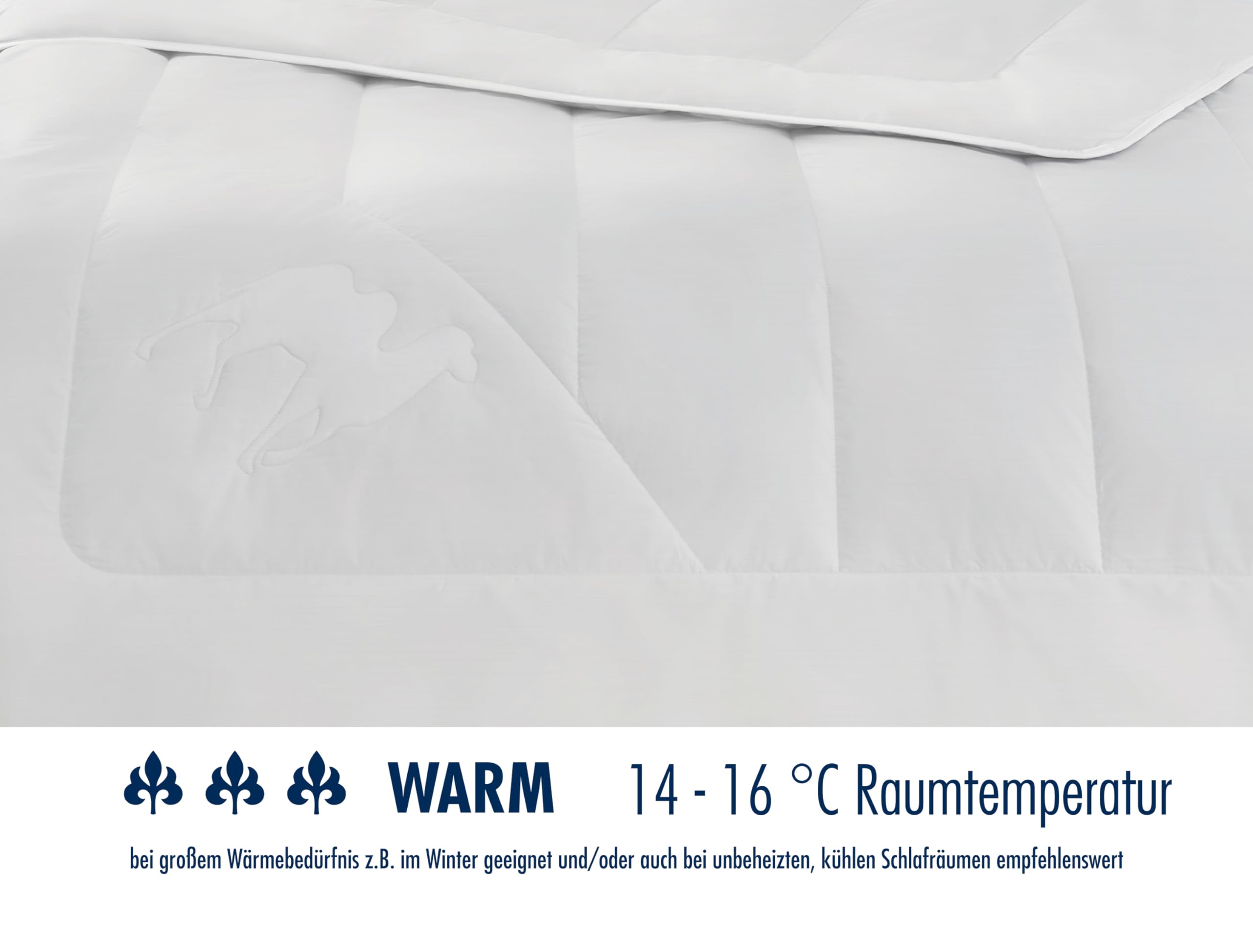 Irisette Kamel warme Duo Winterdecke - Produziert in Deutschland - Duo Bettdecke aus Kamelhaar für den Winter, 155 x 220 cm, geprüft nach Öko-Tex